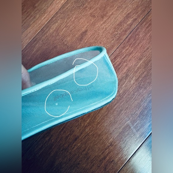 Jeffrey Campbell Mesh Mary Jane Flat Swan Lake mint  US 6 ( it has spots) - Picture 13 of 14